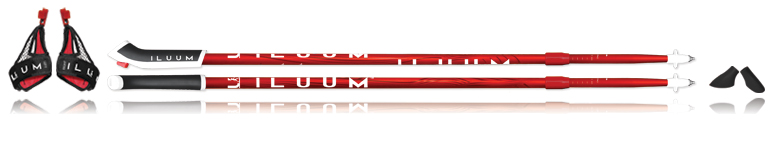 Модель палок для скандинавской ходьбы "ILUUM".