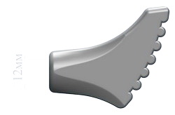 Запасные резиновые сапожки для Украинских палок - 12 мм